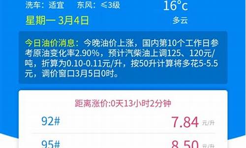 新一轮油价价格_请问新一轮油价是涨还是降?今天